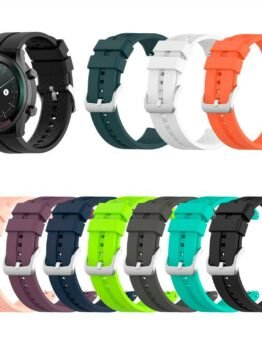 correa reloj 20 mm en silicona para dispositivo inteligente