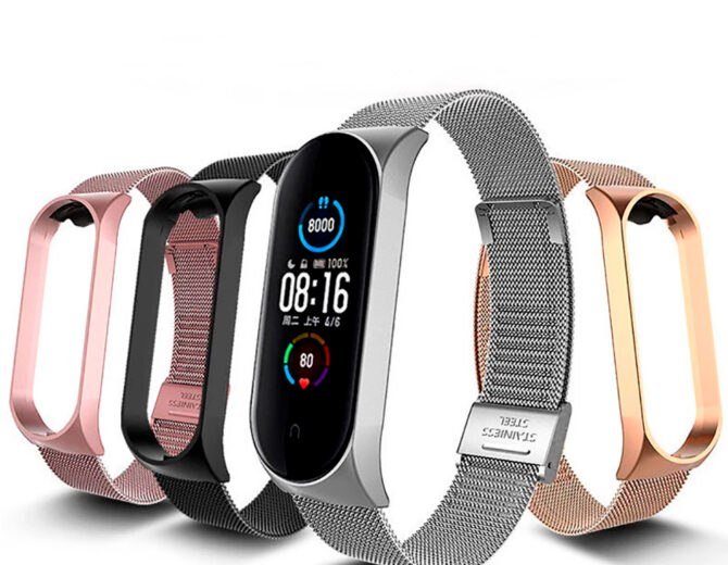 Pulso metálico para xiaomi mi band 5