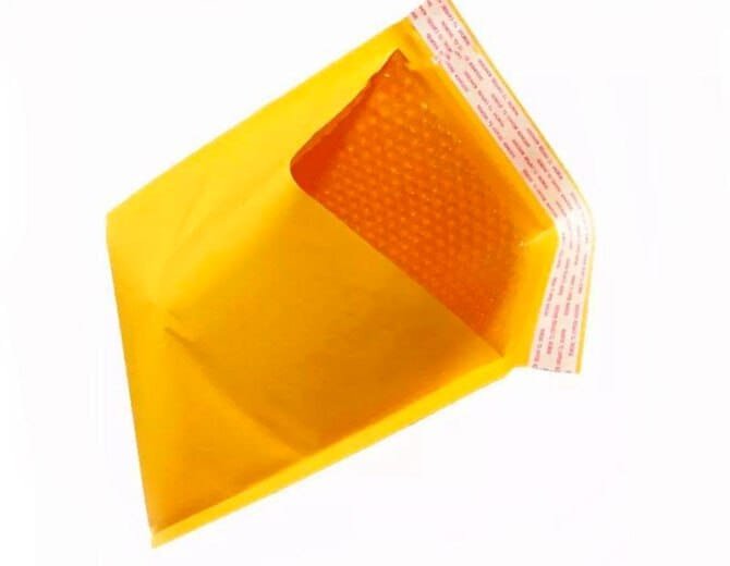 sobre de seguridad en papel kraft con burbujas