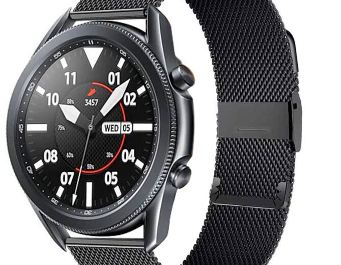 Manilla metálica milanesa para 20-22mm para reloj smartwatch