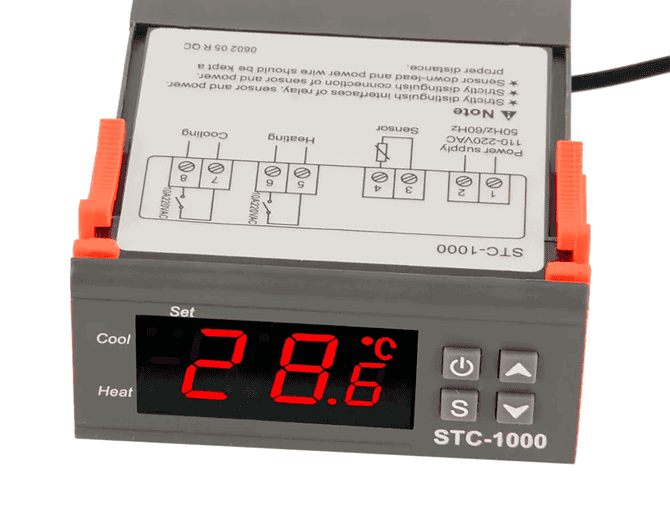 termostato digital incubadora stc-1000